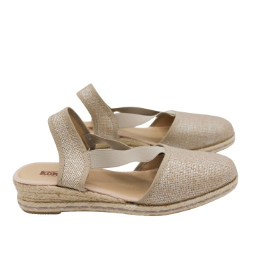 ALPARGATA CON GOMAS PLATA