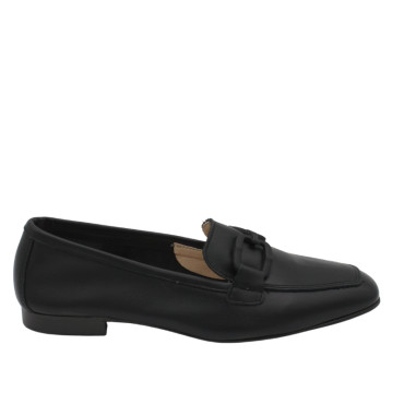 MOCASIN BOCADO NEGRO