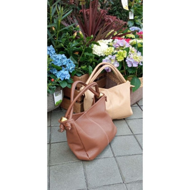 BOLSO GONDOLITA PIEL CAMEL