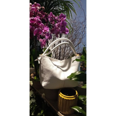 BOLSO GONDOLITA PIEL BLANCO