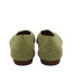 ZAPATO BAJO DE CROCHET VERDE