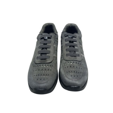 DEPORTIVA CORDON ELASTICO GRIS
