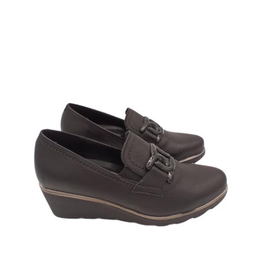 MOCASIN CON CUÑA NEGRO