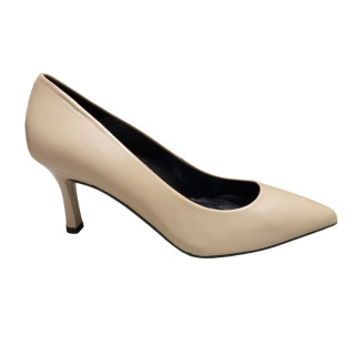 SALÓN DE TACÓN PIEL TOPO