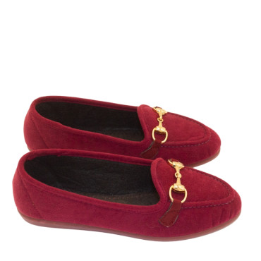 ZAPATILLA BOCADO ANTELINA BURDEOS