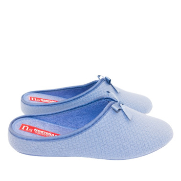 ZAPATILLA CHINELA LACITO AZUL