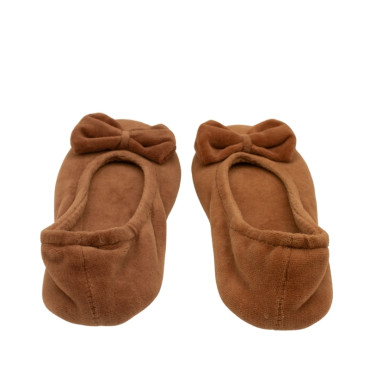 ZAPATILLA BAILARINA CON LAZO TOPO