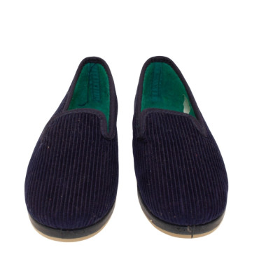 ZAPATILLA DE PANA ALGODÓN MARINO