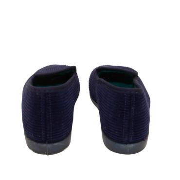 ZAPATILLA DE PANA ALGODÓN MARINO