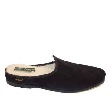 ZAPATILLAS CHINELA ANTE BORREGO MARINO