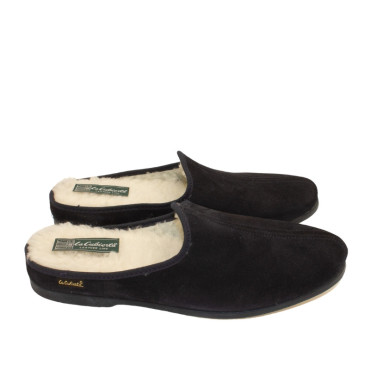 ZAPATILLAS CHINELA ANTE BORREGO MARINO