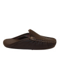 ZAPATILLA CABALLERO MOCASIN CHINELA MARRON