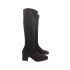 BOTA DE TACÓN ANTE ELASTICO NEGRO