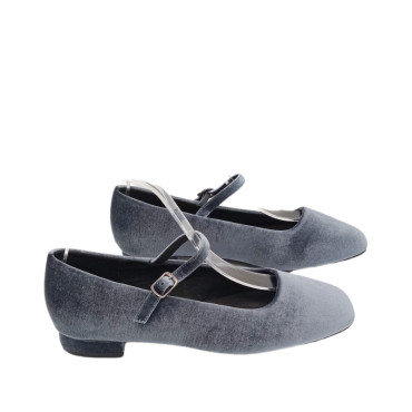 MERCEDITAS TERCIOPELO GRIS