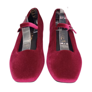 MERCEDITAS TERCIOPELO BURDEOS