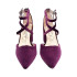 ZAPATO DE SALON TERCIOPELO PURPURA