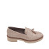 MOCASIN CON BORLAS COCO CHAROL BEIGE