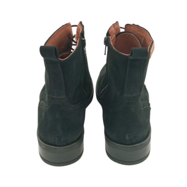 BOTIN CORDONES ANTE NEGRO
