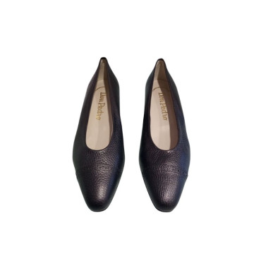 SALON CUÑA PIEL NEGRO