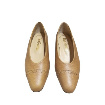 SALON CUÑA PIEL TAUPE