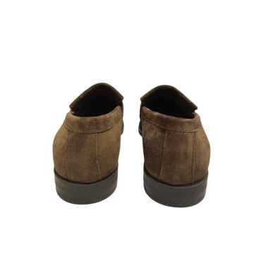 MOCASIN FLECOS ANTE MARRON