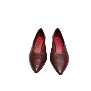 SALON PIEL GRABADA COCODRILO MARRON