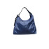 HOBO DE NAILON Y PIEL AZUL