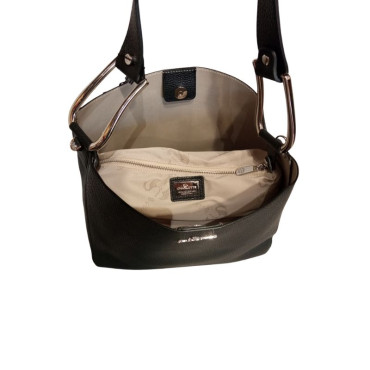 BOLSO DE HOMBRO CUBO NEGRO