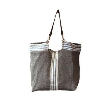 BOLSO VESTA GRIS /AZUL
