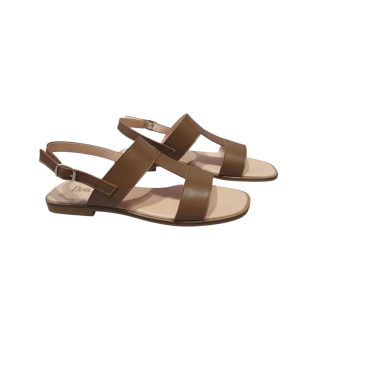 SANDALIA ESCLAVA CUERO