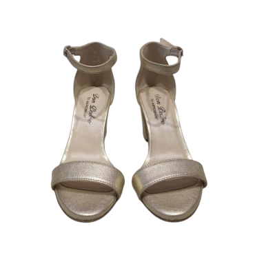 SANDALIA CON TIRA ORO