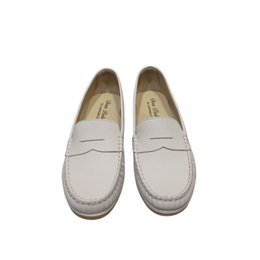 MOCASÍN CON ANTIFAZ BLANCO ROTO