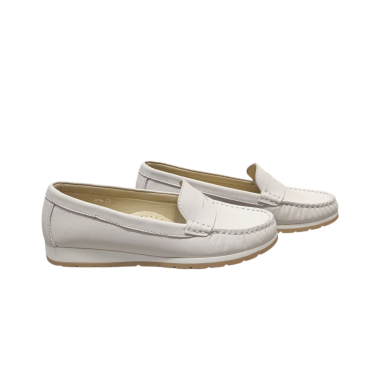 MOCASÍN CON ANTIFAZ BLANCO ROTO