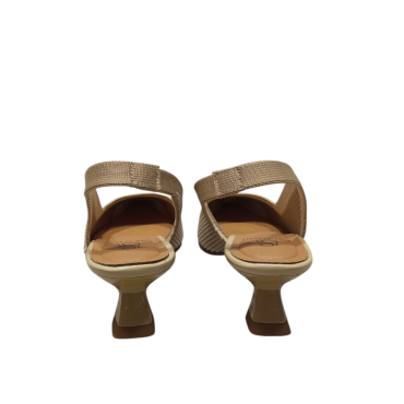 SALÓN DESTALONADO ELASTICO BICOLOR CREMA-AVENA