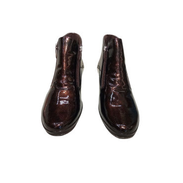 BOTIN CON CREMALLERAS MARRON DE CHAROL