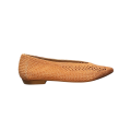 ZAPATO BAJO DE CROCHET NARANJA
