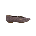 ZAPATO BAJO DE CROCHET PÚRPURA