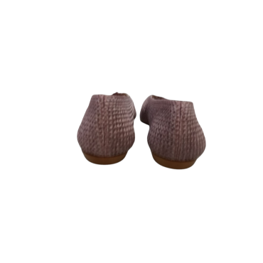 ZAPATO BAJO DE CROCHET PÚRPURA