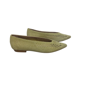 ZAPATO BAJO DE CROCHET OLIVA