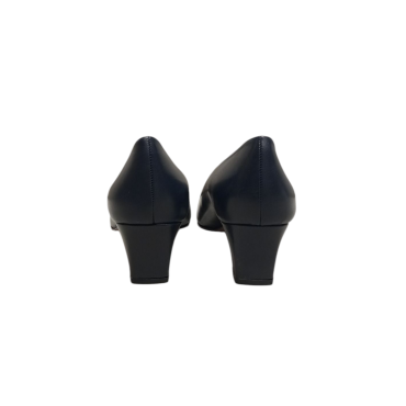 SALÓN LISO ESCOTE REDONDO MARINO