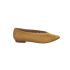 ZAPATO BAJO DE CROCHET MOSTAZA