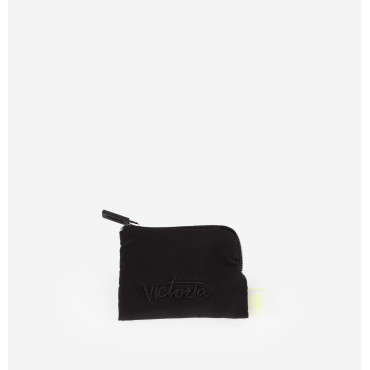MONEDERO NYLON NEGRO