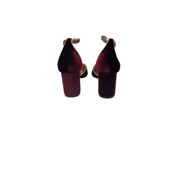 ZAPATO TERCIOPELO BURDEOS