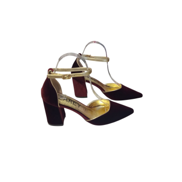 ZAPATO TERCIOPELO BURDEOS