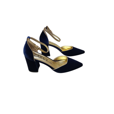 ZAPATO TERCIOPELO MARINO