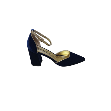 ZAPATO TERCIOPELO MARINO