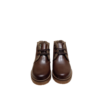 BOTÍN BAJO CON PELO MARRÓN