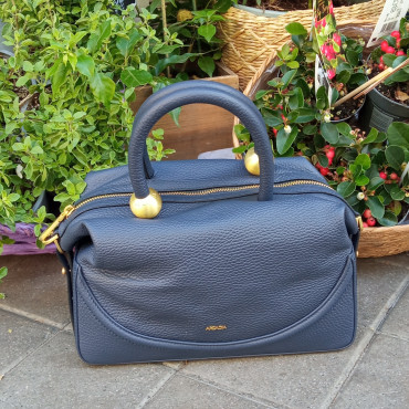 BOWLING PIEL LABRADA AZUL