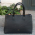 TOTE PIEL LABRADA NEGRO