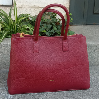 TOTE PIEL LABRADA BURDEOS